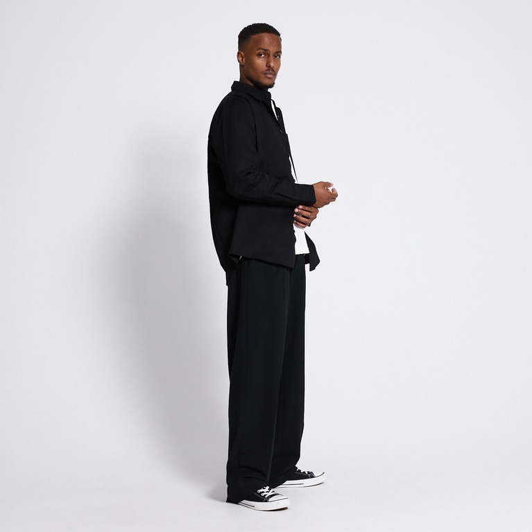 Boxy shirt "Richard" Black